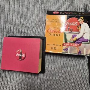 Coca-Cola 2002 Calendar and Note Set